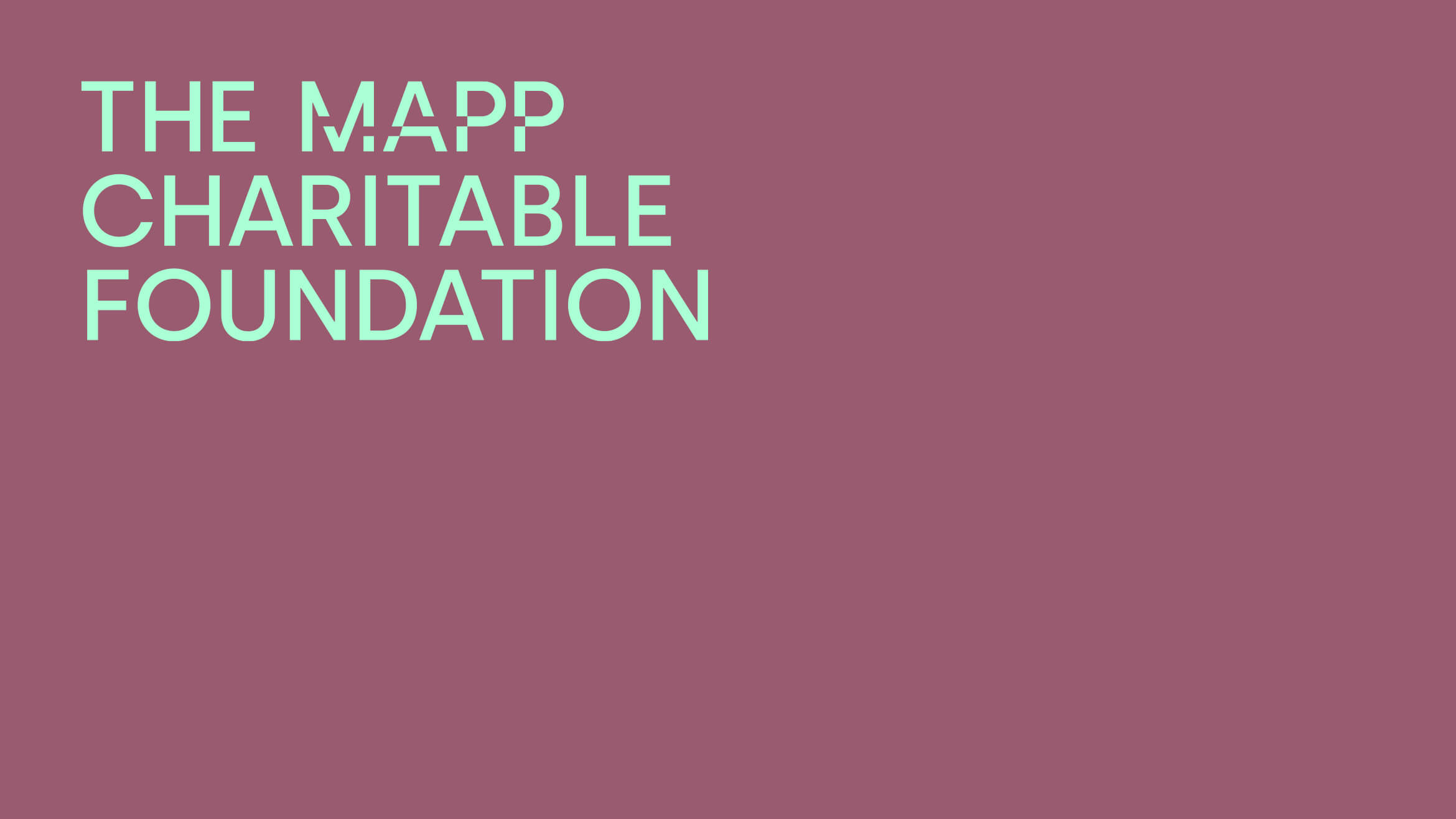 MAPP Charitable Foundation logo on a plain background